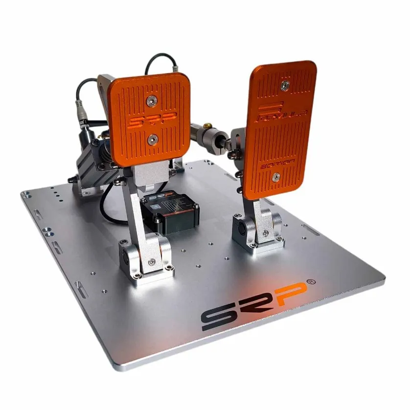 Sim racing rig pedal set