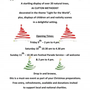 Clifton CHRISTMAS TREE FESTIVAL POSTER