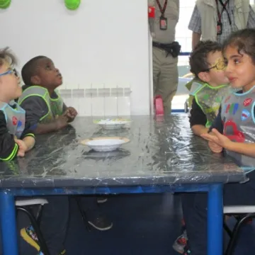 Pupils at Al Shurook School