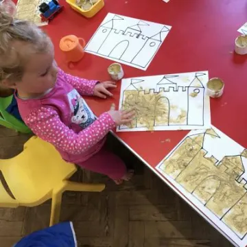 Making sand castle pictures 2