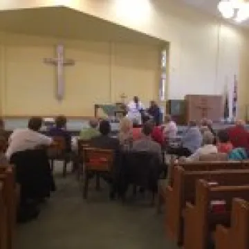 Bishop Olu at Emmanuel Cafe Church