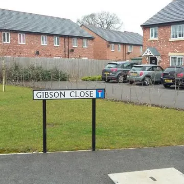 THG Street Names Gibson Close