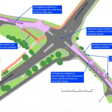 A418 plans (Site 3 Fowler Rd-Churchill Ave)