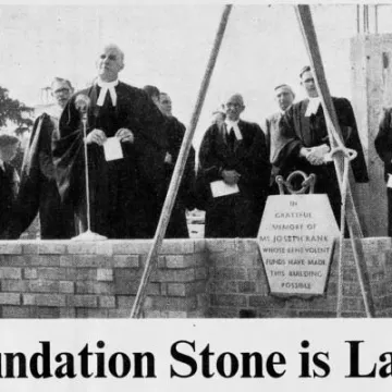 Laying Foundation &ndash; 27 June 1953 02 &ndash; Web