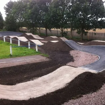 Mile Oak BMX Pump Track side view