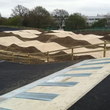 Merton BMX Track hill start