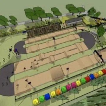 Perry Park BMX Track layout