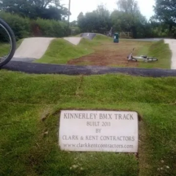 Kinnerley BMX Pump Track long view