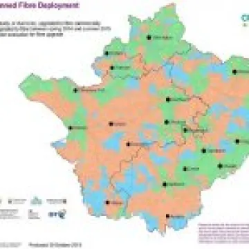 Connecting Cheshire map