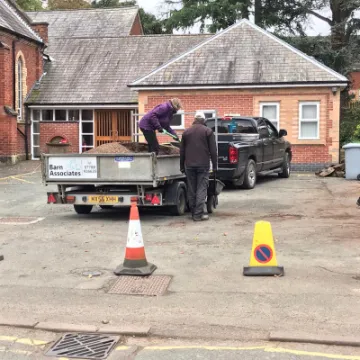 Heat treated bark mulch arrives