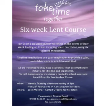 Take Time Medications &ndash; Lent 2021