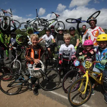 Totton pump track riders