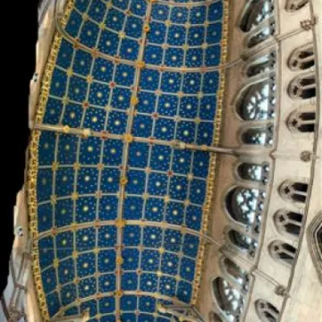 Revd John Kime – Roof of Carlisle Cathedral 19 May – Climate change cycle ride