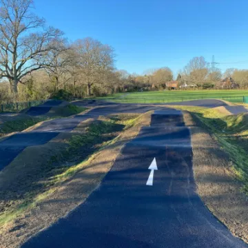 Swanmore pump track straight