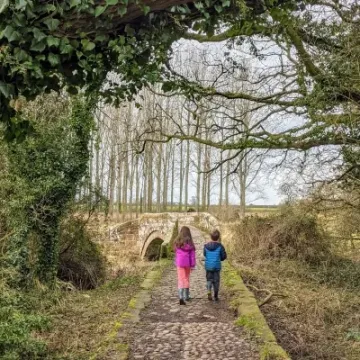 Hockenhull Platts with the kids