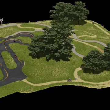 Goldsworth Park pump track 18