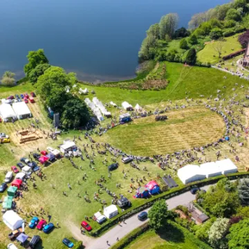 Publicity Photo   Aerial View Of Marbury Merry Days  1