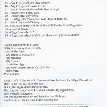 Horticultural  Show Schedule Page 4