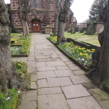 Tarvin Church path