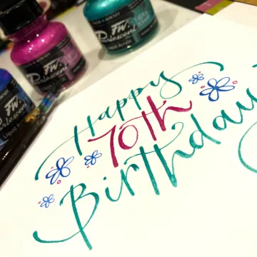 Happy 70th Birthday   Greeting Card