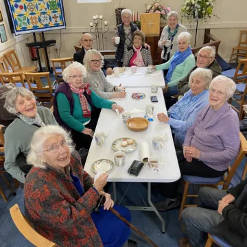 Coffee and mince pies at GM