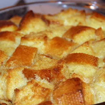 Bread pudding, food, dessert