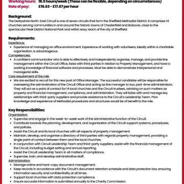 DNEC Office Manager