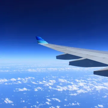 Gray Plane Wing