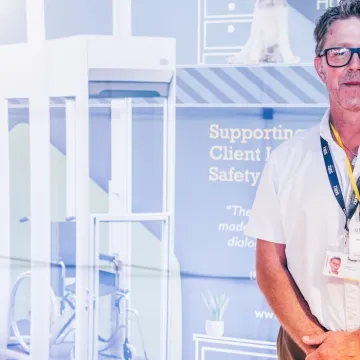 Homelift Company Stiltz Are a Regular Exhibitor At