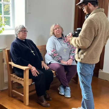 Filming At Edale Methodist Cha