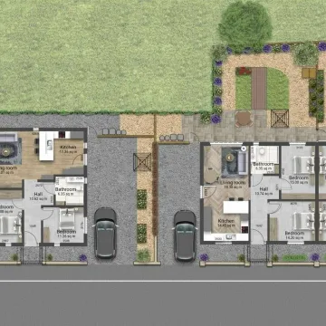 Floorplan and Site Plan