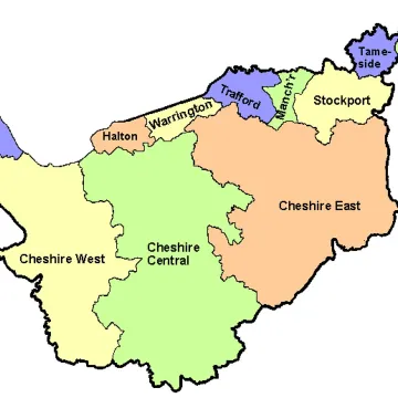 cheshire map