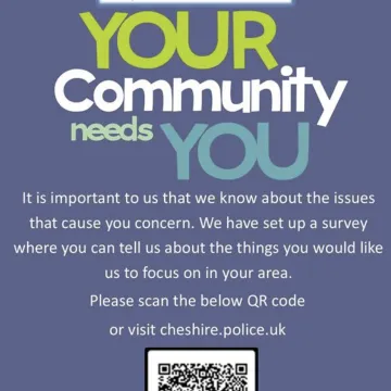 Cheshire Police Residents Voice Poster