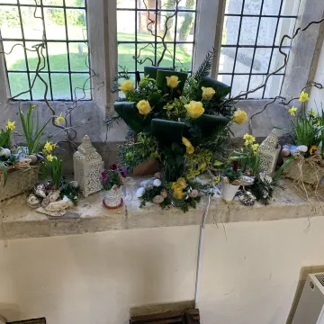 Easter Flowers at St Mary's