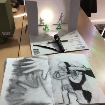 Charcoal art