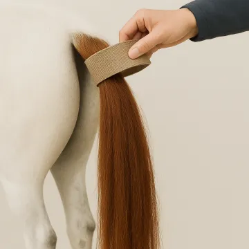 Equine Tail Gatherer &ndash; Taupe