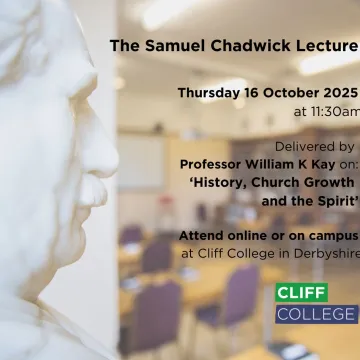 Samuel Chadwick Lecture Sept 2025 Newsletter