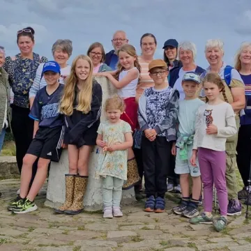 Fulwood Messy Church annual walk Beacon Fell