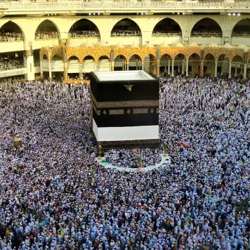 Mosque, crowd, worship, mecca, islam, religion