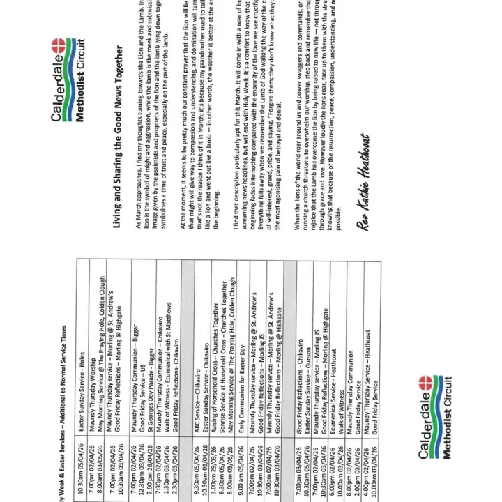 March 2026 &ndash; May 2026 Plan &ndash; Issued 29