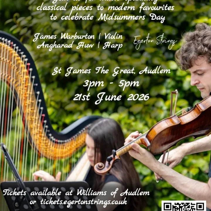 Egerton Strings Audlem June 26 Poster