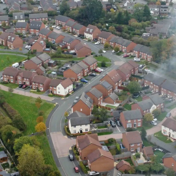 Firecrest Way aerial photo