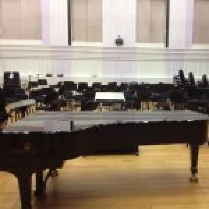 Lighting / Sound reflectors in Philharmonic Studio