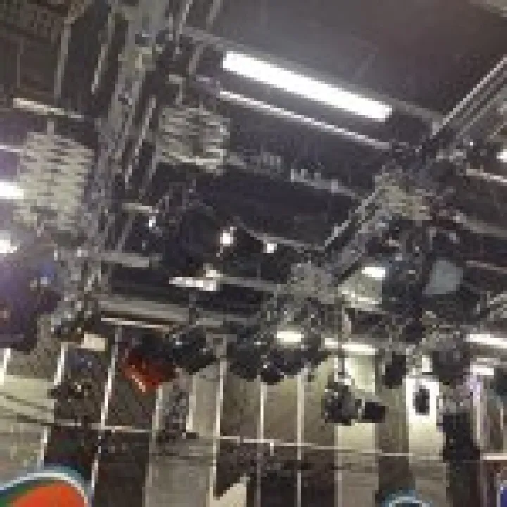 Lighting in Blue Peter Studio