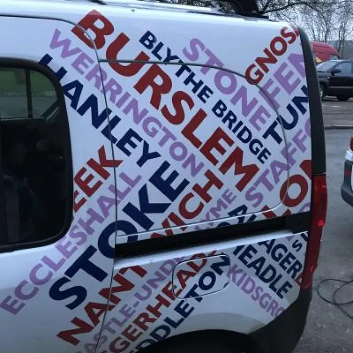 100 Radio Stoke van