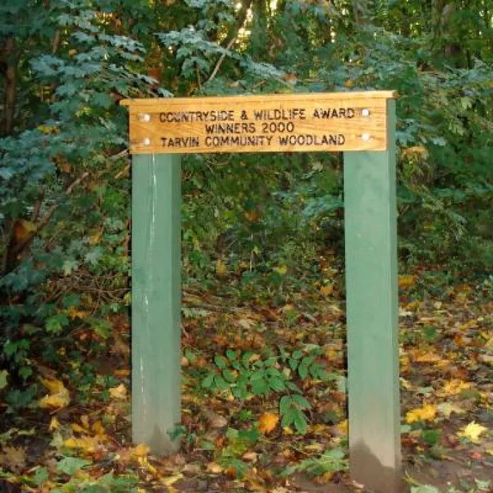 Hockenhull Lane Oak Award Sign
