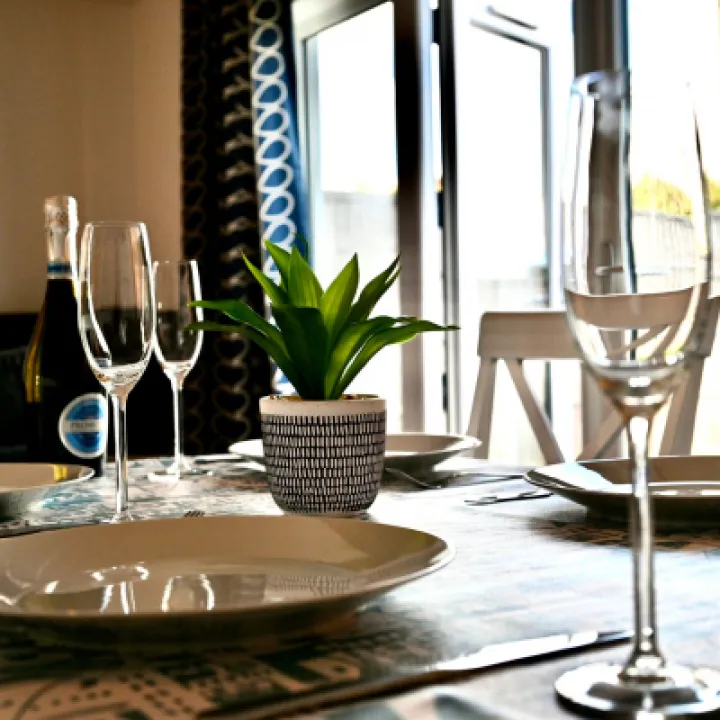 Dining area   open plan lounge area