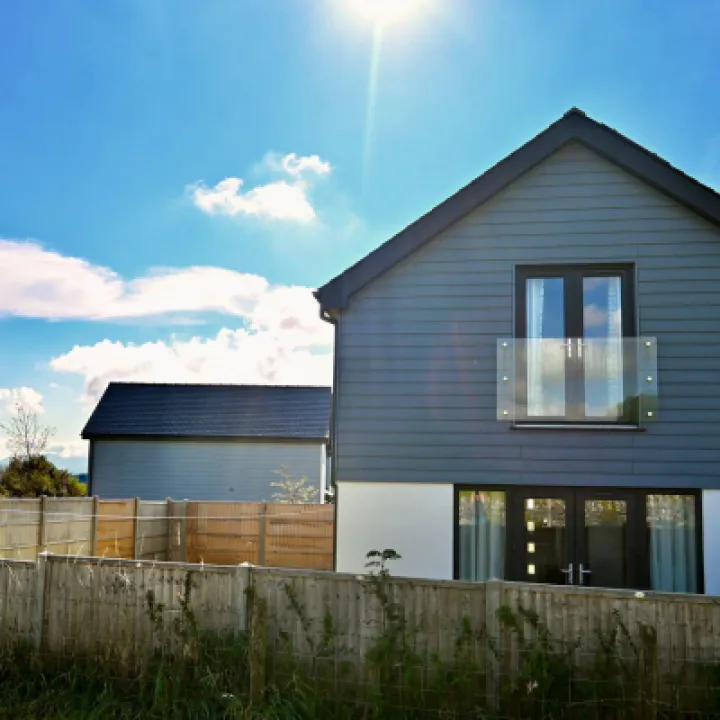 Rear of The Glas House