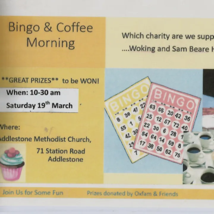 19 March Bingo & Coffee Morning &ndash; 2022