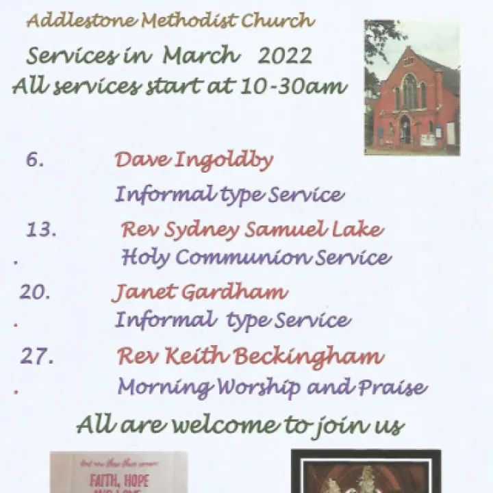 Services in March 2022